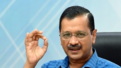 Delhi chief minister Arvind Kejriwal addresses a press conference. (File) (ANI) Delhi chief minister Arvind Kejriwal addresses a press conference. (File) (ANI)