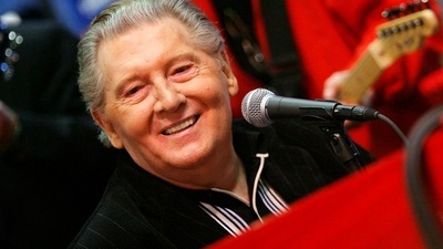 FILE - Jerry Lee Lewis performs onstage in New York on Sept. 26, 2006. Spokesperson Zach Furman said Lewis died Friday morning, Oct. 28, 2022, at his home in Memphis, Tenn. He was 87. (AP Photo/Dima Gavrysh, File) (AP) FILE - Jerry Lee Lewis performs onstage in New York on Sept. 26, 2006. Spokesperson Zach Furman said Lewis died Friday morning, Oct. 28, 2022, at his home in Memphis, Tenn. He was 87. (AP Photo/Dima Gavrysh, File) (AP)