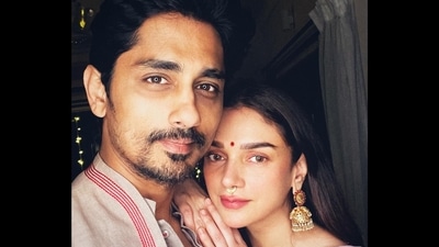 Siddharth wished Aditi Rao Hydari on her birthday. Siddharth wished Aditi Rao Hydari on her birthday.