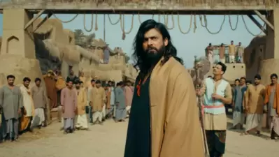 Fawad Khan in a still from The Legend of Maula Jatt. Fawad Khan in a still from The Legend of Maula Jatt.