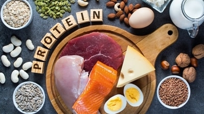 Protein helps in building the neurotransmitters and keeping the mood upbeat. Hence, we should increase the protein intake. (Unsplash) Protein helps in building the neurotransmitters and keeping the mood upbeat. Hence, we should increase the protein intake. (Unsplash)