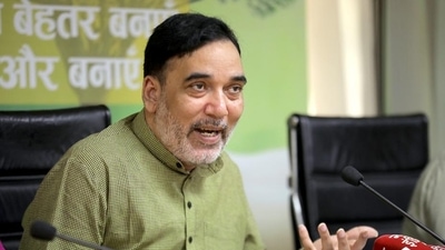 Delhi environment minister Gopal Rai. (ANI) Delhi environment minister Gopal Rai. (ANI)