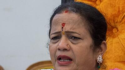 Mumbai, India - November 25, 2020: Mumbai Mayor Kishori Pednekar during an interview at Mayor bungalow, Byculla in Mumbai, India, on Wednesday, November 25, 2020.(Photo By Pratik Chorge/Hindustan Times) (Pratik Chorge/HT PHOTO)