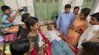 BJP’s Sukanta Majumdar accused Trinamool of attacking two BJP leaders in Byrakhali Bazar of Basanti Assembly under South 24 Parganas district (Twitter/DrSukantaBJP) BJP’s Sukanta Majumdar accused Trinamool of attacking two BJP leaders in Byrakhali Bazar of Basanti Assembly under South 24 Parganas district (Twitter/DrSukantaBJP)