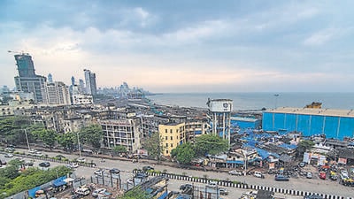 Mumbai, India - September 02, 2022: General view of the Worli seaface and nearby buildings opposite Bandra-Worli Sealink, at Worli, in Mumbai, India, on Friday, September 02, 2022. (Photo by Pratik Chorge/Hindustan Times) (Pratik Chorge/HT PHOTO) Mumbai, India - September 02, 2022: General view of the Worli seaface and nearby buildings opposite Bandra-Worli Sealink, at Worli, in Mumbai, India, on Friday, September 02, 2022. (Photo by Pratik Chorge/Hindustan Times) (Pratik Chorge/HT PHOTO)