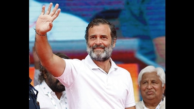 Rahul Gandhi, who was on the third day of his Bharat Jodo Yatra in Telangana, had an interaction with weavers and tribal farmers at Gopalpur Kalan village of Devarkadra block in Mahabubnagar district for more than an hour. (Congress) Rahul Gandhi, who was on the third day of his Bharat Jodo Yatra in Telangana, had an interaction with weavers and tribal farmers at Gopalpur Kalan village of Devarkadra block in Mahabubnagar district for more than an hour. (Congress)