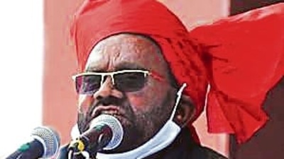 SP leader Swami Prasad Maurya accused Kejriwal of championing the agenda of the Rashtriya Swayamsevak Sangh (RSS), the BJP's ideological mentor. (HT FILE PHOTO) SP leader Swami Prasad Maurya accused Kejriwal of championing the agenda of the Rashtriya Swayamsevak Sangh (RSS), the BJP's ideological mentor. (HT FILE PHOTO)