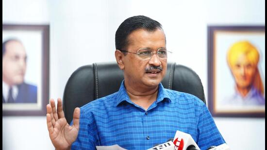 Delhi chief minister Arvind Kejriwal. (HT file)