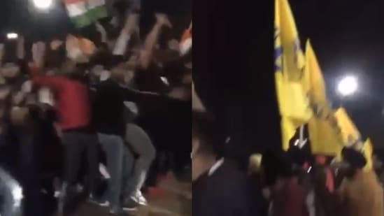 Members of Indian community and pro-Khalistan radicals clash in Canada during Diwali celebration.