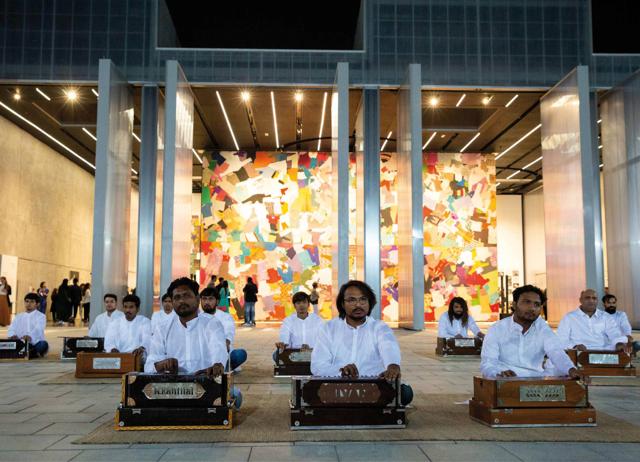An Indian musical performance at Alserkal Avenue An Indian musical performance at Alserkal Avenue