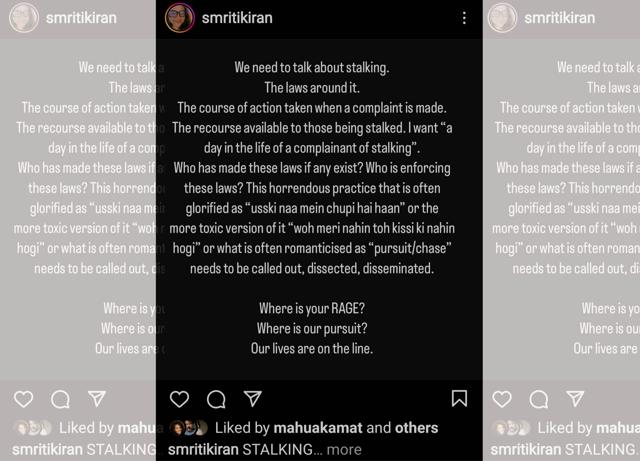 The post Smriti Kiran put up The post Smriti Kiran put up
