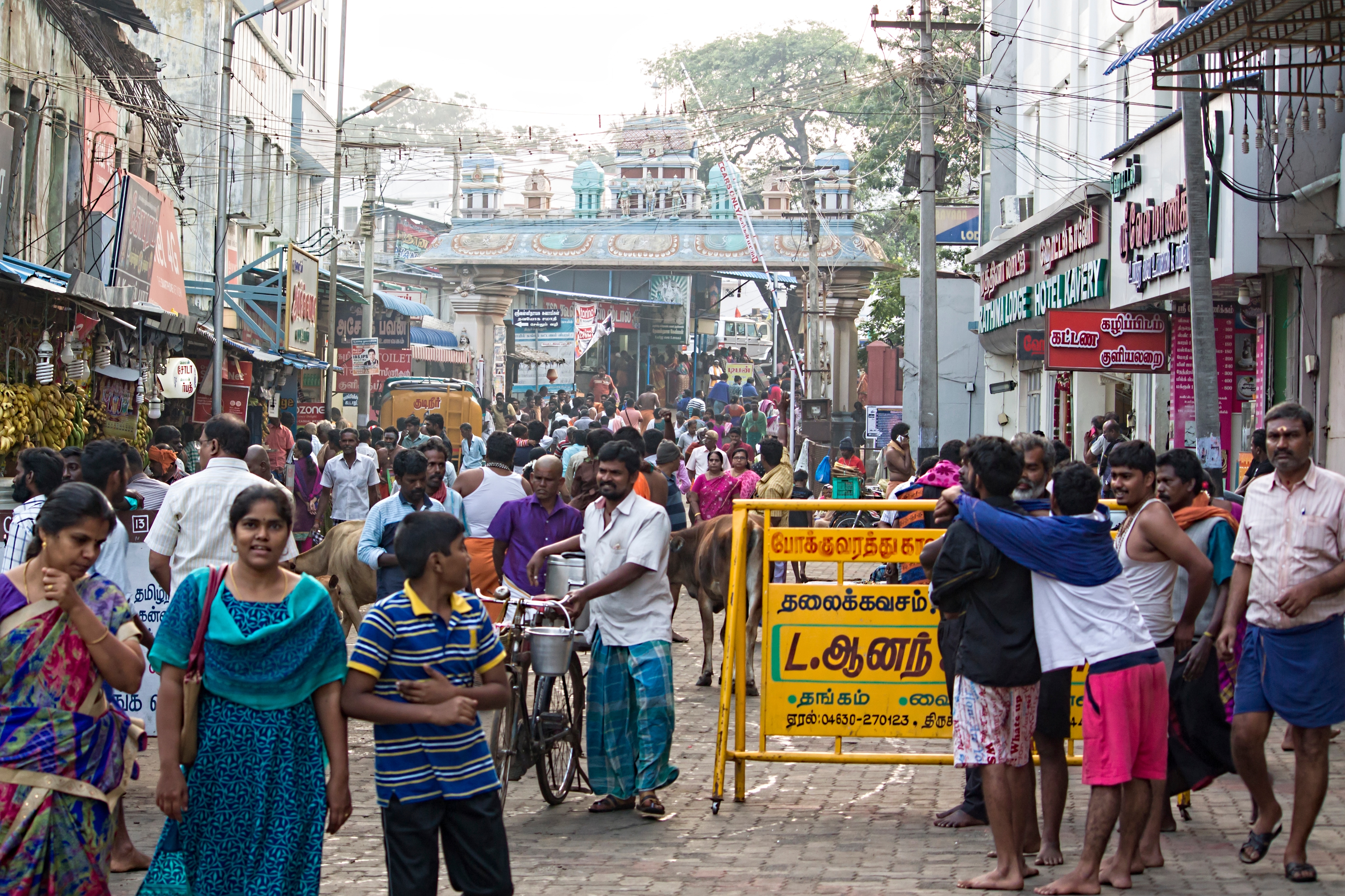 A street in Thiruchendur in Toothukudi (formerly Tuticorin) district. (Shutterstock) A street in Thiruchendur in Toothukudi (formerly Tuticorin) district. (Shutterstock)