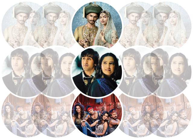 Sanjay Leela Bhansali’s Bajirao Mastani (top) beat out Shah Rukh Khan’s Dilwale (above) at the box office; previously Saawariya (middle) had lost out to Om Shanti Om Sanjay Leela Bhansali’s Bajirao Mastani (top) beat out Shah Rukh Khan’s Dilwale (above) at the box office; previously Saawariya (middle) had lost out to Om Shanti Om