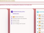 AP ICET Counselling 2022: Final phase registration begins from Oct 31 AP ICET Counselling 2022: Final phase registration begins from Oct 31