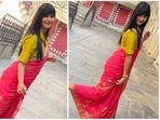 Katrina Kaif is currently occupied with the promotions of her upcoming film Phone Bhoot which is slated to release on November 4. Lately, the actor has been treating her fans with photos of herself in traditional fits. Recently, she stepped out to promote her upcoming film in a saree to which she added some twist of her own.(Instagram/@katrinakaif)