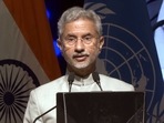 External Affairs Minister Dr S Jaishankar delivers the keynote address at the plenary session of United Nations Security Council special meeting of the Counter Terrorism Committee (CTC) in New Delhi on Saturday External Affairs Minister Dr S Jaishankar delivers the keynote address at the plenary session of United Nations Security Council special meeting of the Counter Terrorism Committee (CTC) in New Delhi on Saturday