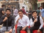 Salman Khan on the sets of Kisi Ka Bhai Kisi Ki Jaan. Salman Khan on the sets of Kisi Ka Bhai Kisi Ki Jaan.