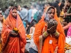 On the third day of the four-day festival of Chhath puja, arghya is offered to the setting sun and is known as Sandhya Arghya or Pehla Arghya.