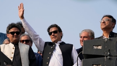 Imran Khan: Pakistan's former Prime Minister Imran Khan is seen. (AP)