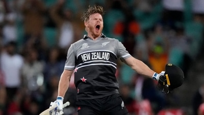 , Phillips steadied the ship in an 84-run stand with Mitchell (AP)