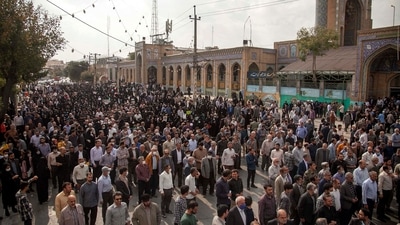 Iran Anti-Hijab Protests: Iranians rally in the western city of Kermanshah. (AFP) Iran Anti-Hijab Protests: Iranians rally in the western city of Kermanshah. (AFP)