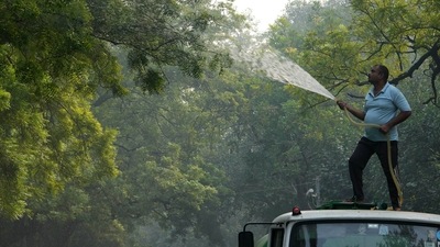 The AQI was 354 on October 27, 271 on October 26, 302 on October 25 and 312 on October 24. (PTI) The AQI was 354 on October 27, 271 on October 26, 302 on October 25 and 312 on October 24. (PTI)
