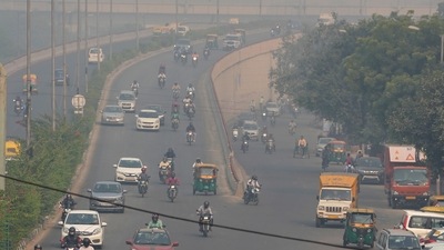 The air quality in the neighbouring cities of Ghaziabad (381), Noida (392), Greater Noida (398), Gurugram (360) and Faridabad (391) also inched closer to the "severe" category.The air quality in the neighbouring cities of Ghaziabad (381), Noida (392), Greater Noida (398), Gurugram (360) and Faridabad (391) also inched closer to the "severe" category. (PTI) The air quality in the neighbouring cities of Ghaziabad (381), Noida (392), Greater Noida (398), Gurugram (360) and Faridabad (391) also inched closer to the "severe" category.The air quality in the neighbouring cities of Ghaziabad (381), Noida (392), Greater Noida (398), Gurugram (360) and Faridabad (391) also inched closer to the "severe" category. (PTI)