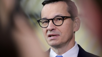 Poland's Prime Minister Mateusz Morawiecki is seen. (AP) Poland's Prime Minister Mateusz Morawiecki is seen. (AP)