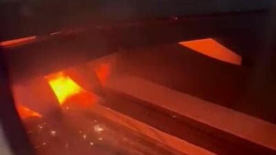 A full emergency was declared at the Delhi airport following the incident. (ANI) A full emergency was declared at the Delhi airport following the incident. (ANI)