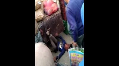 In the purported video, the boys, aged between 13 and 17 years, are seen being tied to a loading vehicle with a rope. The vehicle suddenly starts and the boys are dragged on the ground for around 20 feet before onlookers start shouting and make it stop. In the purported video, the boys, aged between 13 and 17 years, are seen being tied to a loading vehicle with a rope. The vehicle suddenly starts and the boys are dragged on the ground for around 20 feet before onlookers start shouting and make it stop.