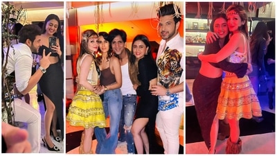 More pictures from Sussanne Khan's birthday bash are now online.