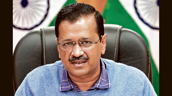 Kejriwal said the results of the survey will be made public on November 4, when the party will name its chief ministerial face (ANI) Kejriwal said the results of the survey will be made public on November 4, when the party will name its chief ministerial face (ANI)