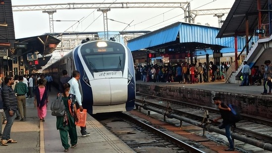 This is the third incident in a month involving this semi-high speed train. (HT File Photo)