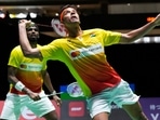 India's Chirag Shetty, front, and Satwiksairaj Rankireddy (AP) India's Chirag Shetty, front, and Satwiksairaj Rankireddy (AP)