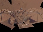 InSight spacecraft's latest selfie showing it covered in dust from a storm. (NASA/JPL-Caltech) InSight spacecraft's latest selfie showing it covered in dust from a storm. (NASA/JPL-Caltech)