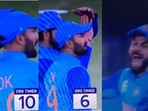 Rohit Sharma with Dinesh Karthik; Virat Kohli Rohit Sharma with Dinesh Karthik; Virat Kohli