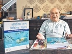 Prof Trilok Chandra Goel, 85, a former professor of surgery at King George Medical University, ( KGMU), Lucknow, is perhaps the first writer to have written books in Hindi for medical students. (HT Photo) Prof Trilok Chandra Goel, 85, a former professor of surgery at King George Medical University, ( KGMU), Lucknow, is perhaps the first writer to have written books in Hindi for medical students. (HT Photo)