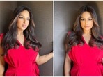 Harnaaz Sandhu poses for new photoshoot in a sultry red ensemble, 