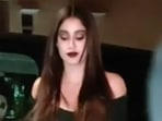 Janhvi Kapoor and Giorgia Andriani at Halloween bash. Janhvi Kapoor and Giorgia Andriani at Halloween bash.