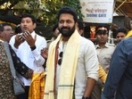 Rishab Shetty in Mumbai. (Varinder Chawla)( (Varindra Chawla)) Rishab Shetty in Mumbai. (Varinder Chawla)( (Varindra Chawla))