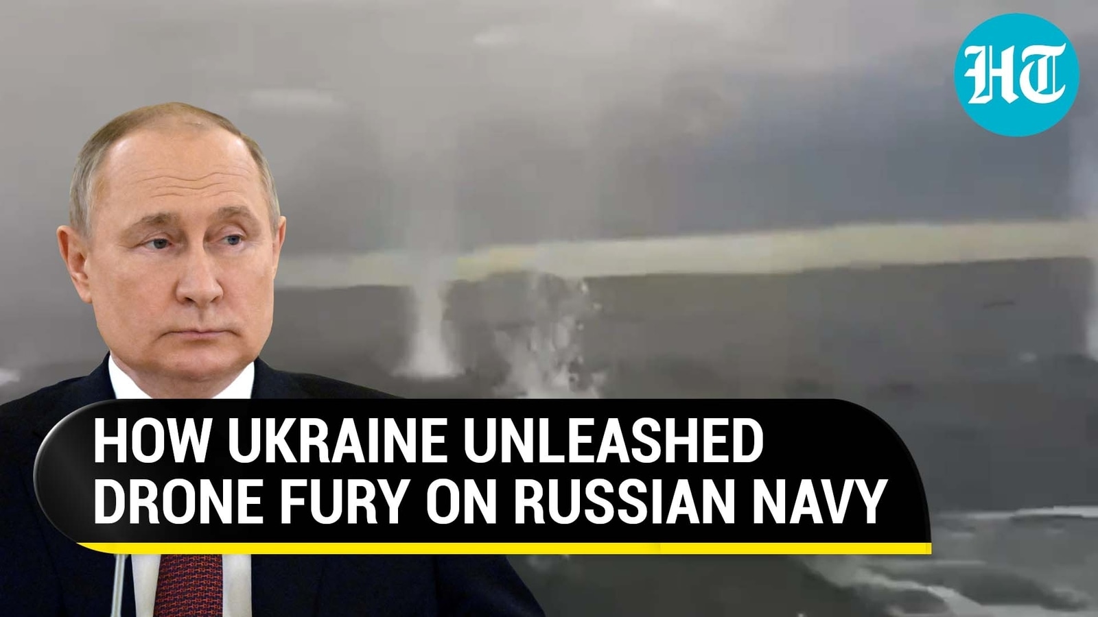 On Cam: Ukraine Drones Rain Fire On Russian Black Sea Fleet; Biden ...