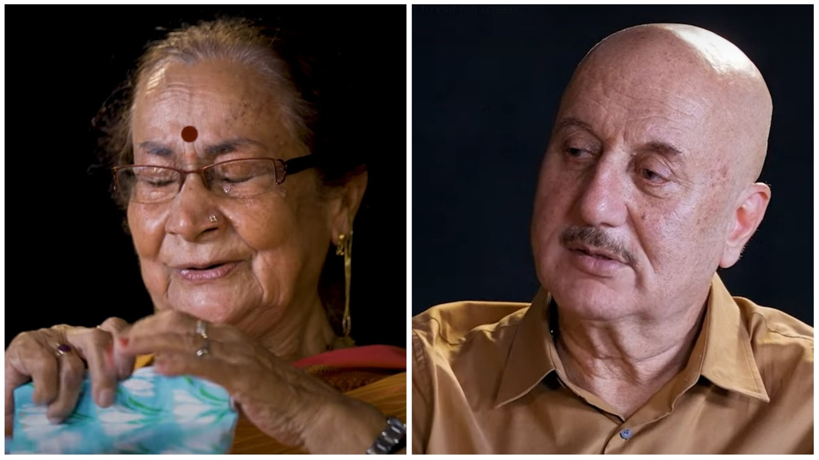 Anupam Kher’s mom Dulari Kher breaks down as he promises her a house in Kashmir, she says a 2BHK would be enough