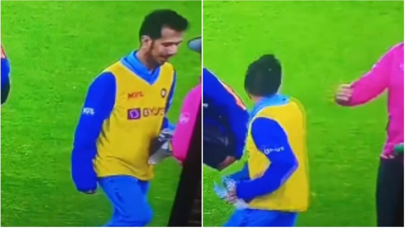 Watch: Chahal's hilarious gestures towards umpires during IND vs SA T20 ...