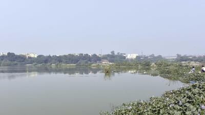Sanjay Lake, spread over 52 acres, and the 120-odd acres that surround it are under the jurisdiction of the Delhi Development Authority (DDA. (Sanjeev Verma/HT Photo) Sanjay Lake, spread over 52 acres, and the 120-odd acres that surround it are under the jurisdiction of the Delhi Development Authority (DDA. (Sanjeev Verma/HT Photo)