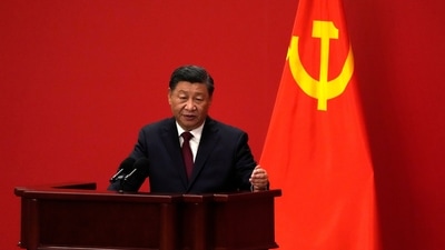 Xi Jinping: Chinese President Xi Jinping speaks at an event. (AP)
