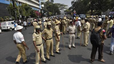 The police have given a conditional permission to Maharashtra Ekikaran Samiti for its bike rally and public meeting in Belagavi south on October 31 night, prior to Rajyostava. (HT File Photo) The police have given a conditional permission to Maharashtra Ekikaran Samiti for its bike rally and public meeting in Belagavi south on October 31 night, prior to Rajyostava. (HT File Photo)
