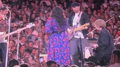 Iran anti-hijab protests: Coldplay sang "Baraye" in Persian. (Twitter)