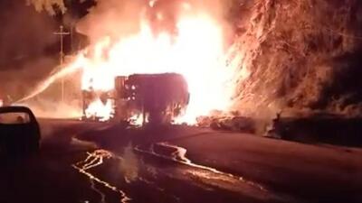 Four people were charred to death on the spot and five of the 18 injured are critical. (Sourced)