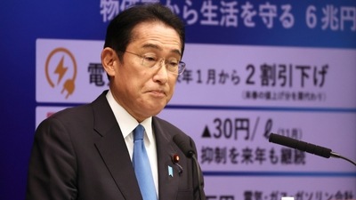 Japanese Prime Minister Fumio Kishida speaks. (AP)