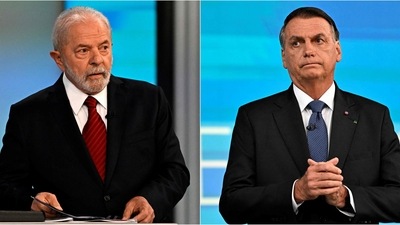 Brazil Election: Luiz Inacio Lula da Silva and Jair Bolsonaro are seen. (AFP)